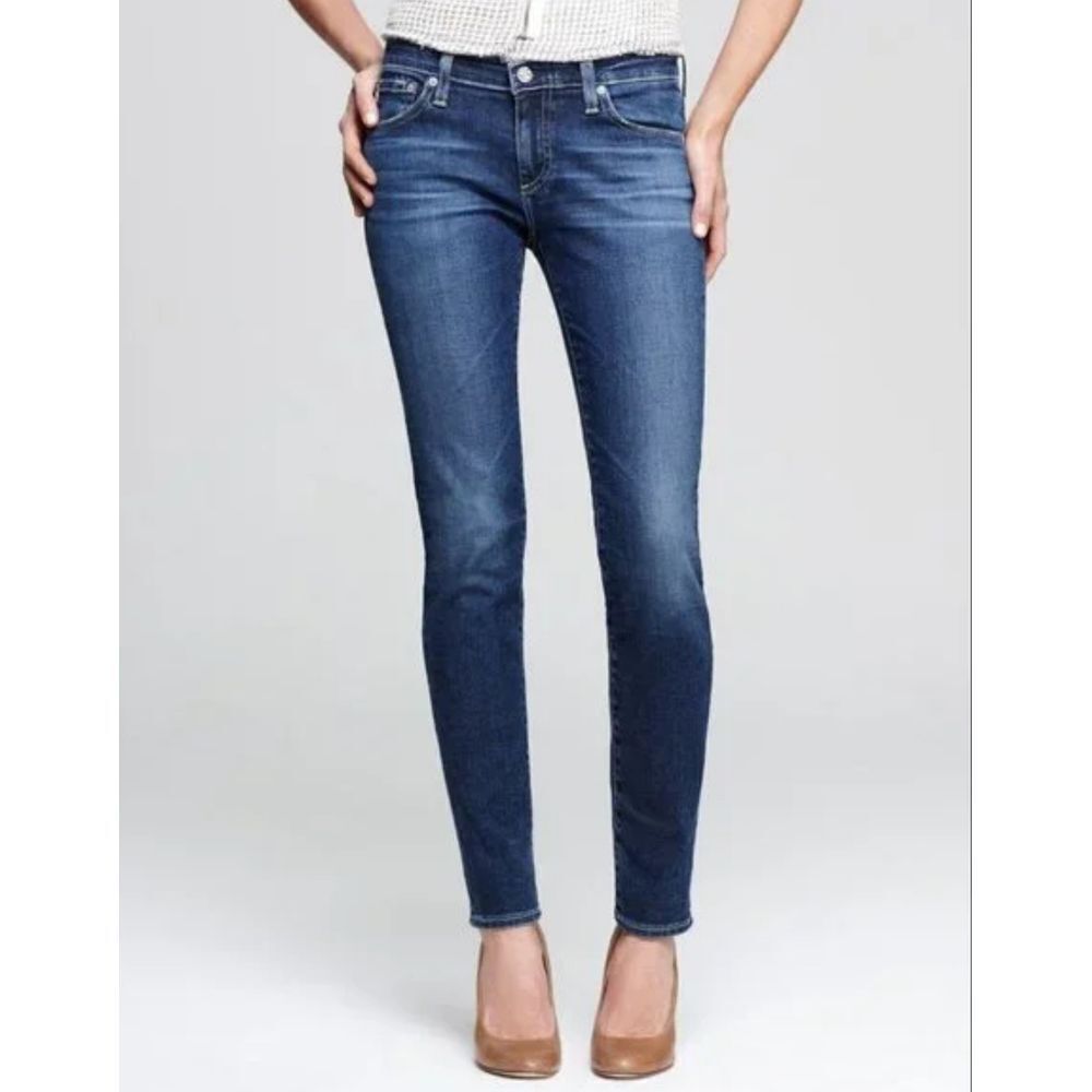 Adriano Goldschmied The Stilt‎ Cigarette Leg Medium Wash Jeans, Size 26R